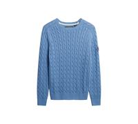 Superdry Slouchy Cable Sweater Bleu XL Femme