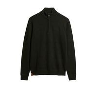 Superdry Essential Embroidered Half Zip Sweater Noir 2XL Homme