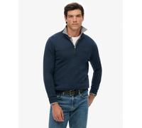 Superdry Essentials Half Zip Sweater Bleu M Homme