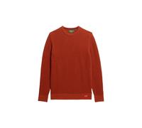 Superdry Pull maille texturée Orange Homme 2XL