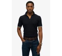 Polo en maille texturée Superdry Bleu L