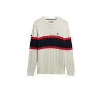 Superdry & Co Pull-over marine / rouge / blanc cassé, Taille M