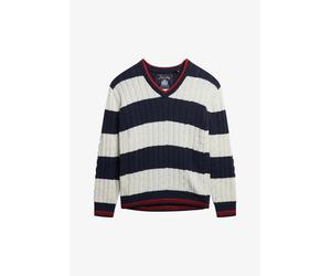Superdry & Co Pull-over marine / rouge / blanc, Taille M