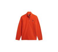 Superdry Polar Fleece Half Zip Sweatshirt Orange L Homme