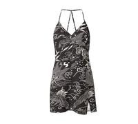 Superdry Vintage Mini Slip Halter Dress Noir XL Femme