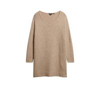 Superdry Robe-pull femme W8011762a col V oversize manches longues beige L
