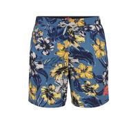 Superdry Hawaiian Print 16´´ Swimming Shorts Bleu M Homme