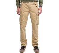 Superdry & Co Slim Taper Pantalon cargo, beige, Taille 33/32