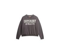 Superdry Athletic Essential Relaxed Applique Crew Sweatshirt Gris M Femme