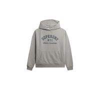 Superdry Athletic Essentials Relaxed Fit Hoodie Gris L Femme