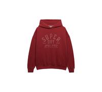 Superdry Athletic Essentials Relaxed Fit Hoodie Rouge M Femme