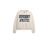 Superdry & Co Sweat-shirt 'Athletic Essentials' noir / blanc cassé, Taille L