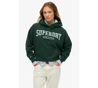 Superdry & Co Sweat-shirt 'Athletic Essentials' vert / blanc, Taille L