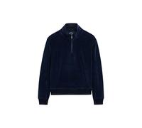 Superdry Velour Half Zip Sweatshirt Bleu L Femme
