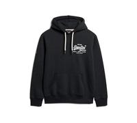 Superdry & Co Sweat-shirt 'CLASSIC' anthracite / blanc, Taille M