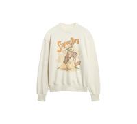 Superdry & Co Sweat-shirt crème / marron / orange, Taille M