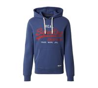 Superdry & Co Sweat-shirt 'ECLIPSE' bleu fumé / saphir / bordeaux, Taille M