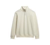 Sweatshirt à col zippé Superdry Essential Logo Henley Blanc L