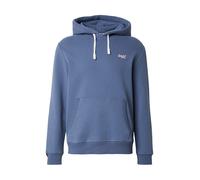 Superdry Essential Logo Classic Hood Sweater, Vintage Indigo, S Men's