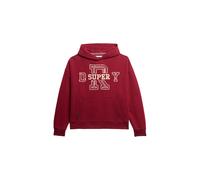 Superdry & Co Sweat-shirt 'Essentials' rouge / blanc cassé, Taille XL
