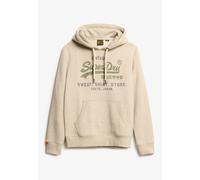 Superdry Sweat à capuche VL Heritage Relaxed M2014122A Pelican Beige Marl Homme XL