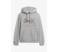 Superdry Vl Heritage Relaxed Hoodie Gris M Homme