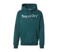 Superdry & Co Sweat-shirt 'Ny Venue' émeraude / blanc naturel, Taille M