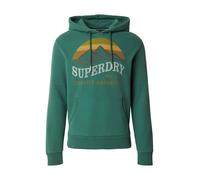 Superdry & Co Sweat-shirt 'Outdoors Mountain' marron châtaigne / moutarde / émeraude / vert pastel, Taille XL