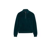 Superdry Velour Half Zip Sweatshirt Vert L Femme