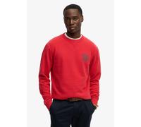 Superdry & Co Sweat-shirt 'The Merchant Store' marine / rouge, Taille M