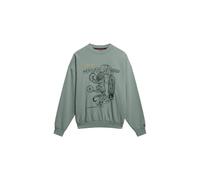 Superdry & Co Sweat-shirt 'Tokyo Narrative' vert pastel / noir, Taille XXL