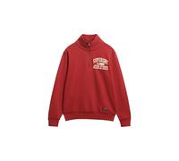 Superdry & Co Sweat-shirt 'Vintage Athletic' beige / rouge, Taille XXL