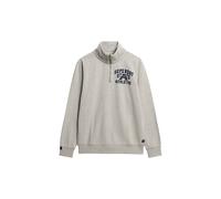 Superdry & Co Sweat-shirt 'Vintage Athletic' bleu marine / gris chiné, Taille XL