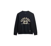 Superdry & Co Sweat-shirt 'Vintage Athletic Crew' crème / marine, Taille S