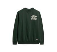 Superdry & Co Sweat-shirt 'VINTAGE ATHLETIC' vert foncé / blanc, Taille S