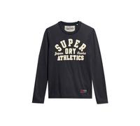 Superdry Vintage Athletic Long Sleeve T-shirt Noir M Homme