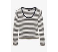Superdry & Co T-shirt 'Athletic Essentials' crème / marine, Taille M