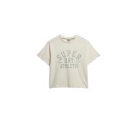 Superdry & Co T-shirt 'Athletic Essentials' gris / blanc cassé, Taille XXL