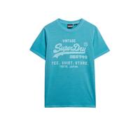 Tee Shirt Superdry VL Neon Relaxed Tee - Bleu ciel XXL