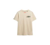 Superdry Lo-fi Outdoors Relaxed Fit Short Sleeve T-shirt Beige M Homme