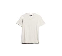 Superdry Slub Short Sleeve V Neck T-shirt Beige S Homme