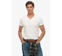 Superdry Vintage Logo EMB Vee Tee T-Shirt, Optic, M Homme