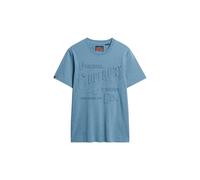 Superdry Workwear Embossed Relaxed Short Sleeve T-shirt Bleu S Homme