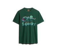 Superdry & Co T-Shirt bleu clair / émeraude / jade / violet foncé, Taille S