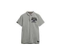 Superdry Vintage Athletic Short Sleeve Polo Beige S Homme