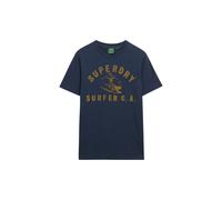 Superdry & Co T-Shirt bleu marine / moutarde, Taille XL