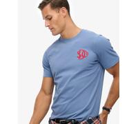 Superdry Neon Relaxed Short Sleeve T-shirt Bleu 2XL Homme