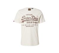 Superdry & Co T-Shirt chocolat / blanc, Taille L