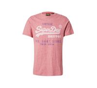 Superdry & Co T-Shirt 'Classic' violet / rouge chiné / blanc, Taille M