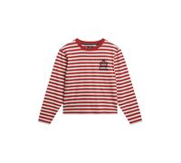 Superdry Country Club Stripe Long Sleeve T-shirt Rouge S Femme